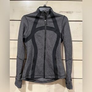 Lululemon define jacket - 8 - gray/blk